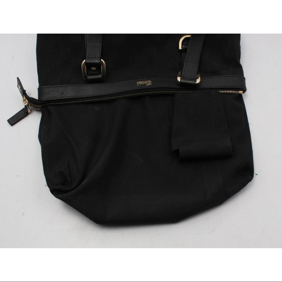 Gucci Monogram Canvas and Leather Handbag - Picture 6 of 7